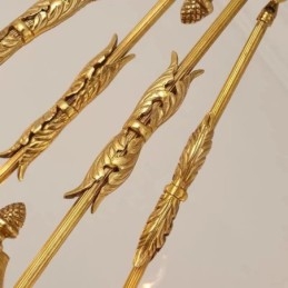 Lampadario di cristallo francese di lusso interamente in rame Lampada da pranzo Lampadario