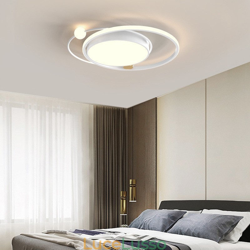 Moderne lampade da soffitto rotonde per interni