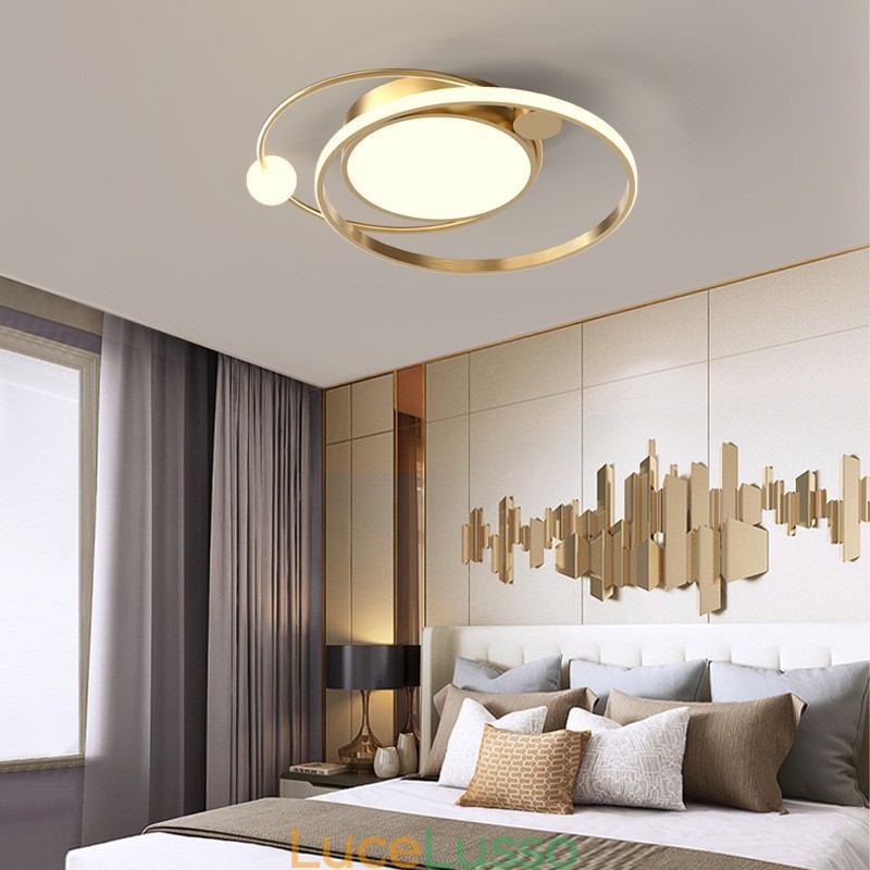 Moderne lampade da soffitto rotonde per interni