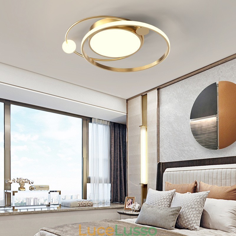 Moderne lampade da soffitto rotonde per interni