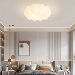 Lampada da soffitto dimmerabile Nordic Creative Pumpkin per portico