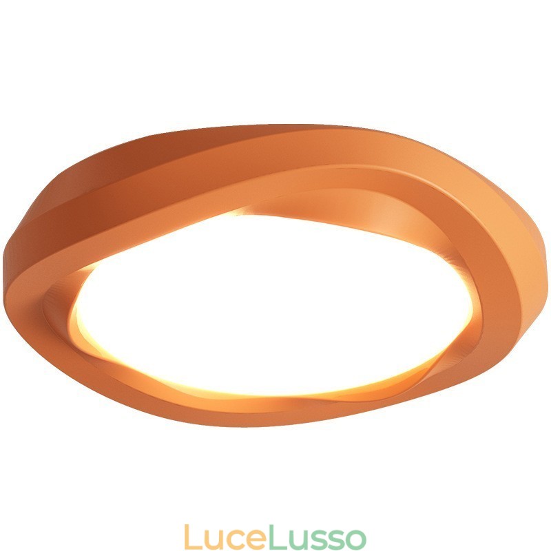 Lampada da soffitto moderna a filo, dimmerabile, con protezione per gli occhi, multicolore, per interni