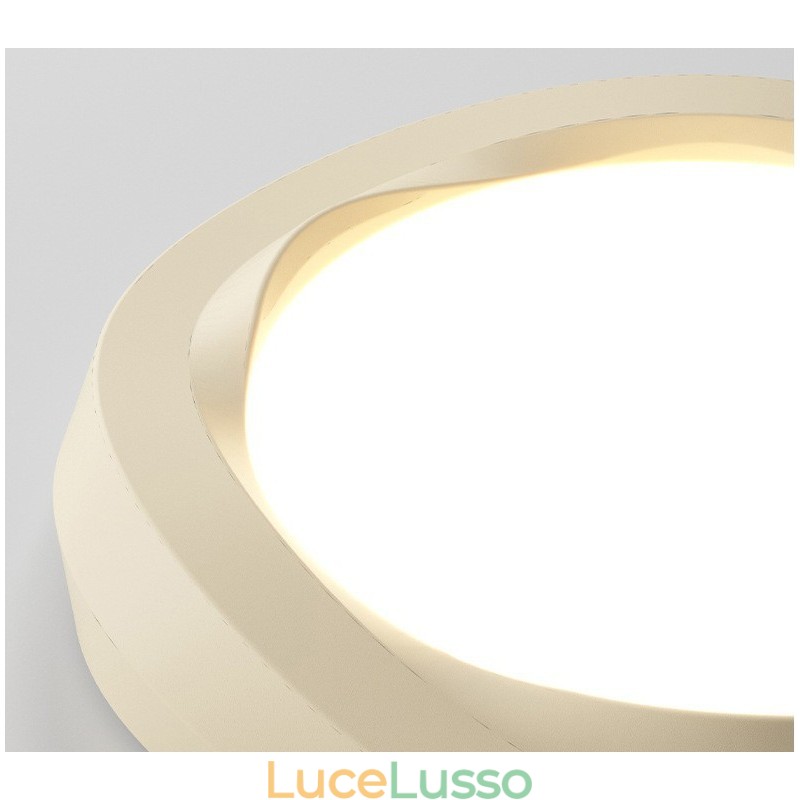 Lampada da soffitto moderna a filo, dimmerabile, con protezione per gli occhi, multicolore, per interni