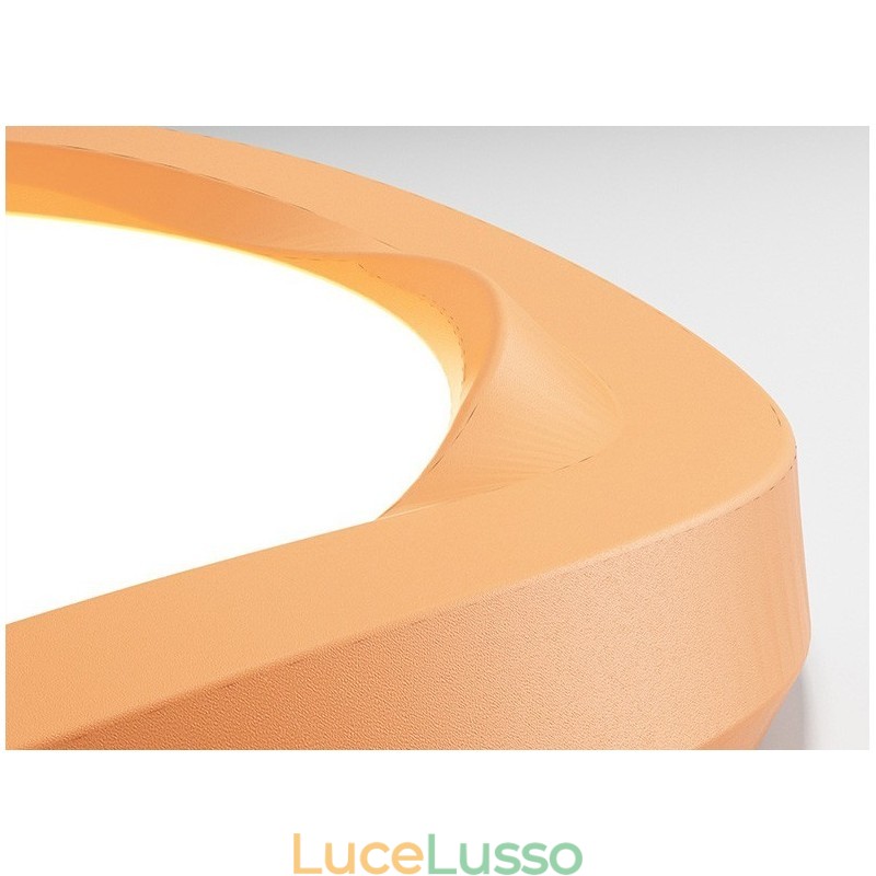 Lampada da soffitto moderna a filo, dimmerabile, con protezione per gli occhi, multicolore, per interni