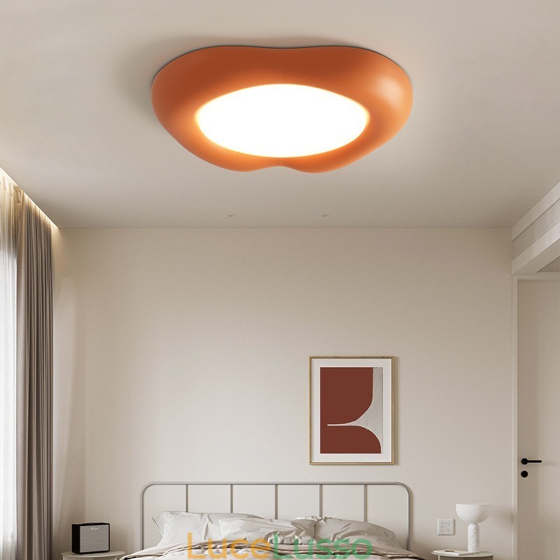 Lampada da soffitto moderna a filo, dimmerabile, con protezione per gli occhi, multicolore, per interni