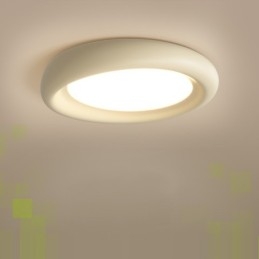 Lampada da soffitto moderna a filo, rotonda, dimmerabile, con protezione per gli occhi, multicolore, illuminazione per interni