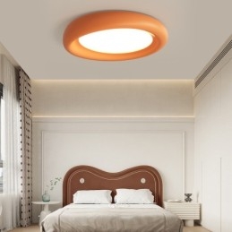 Lampada da soffitto moderna a filo, rotonda, dimmerabile, con protezione per gli occhi, multicolore, illuminazione per interni