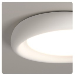 Lampada da soffitto moderna a filo, rotonda, dimmerabile, con protezione per gli occhi, multicolore, illuminazione per interni