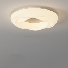 Lampada da soffitto moderna rotonda dimmerabile da montare a filo, apparecchio di illuminazione per interni