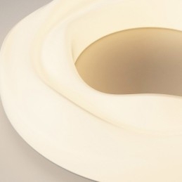 Lampada da soffitto moderna rotonda dimmerabile da montare a filo, apparecchio di illuminazione per interni