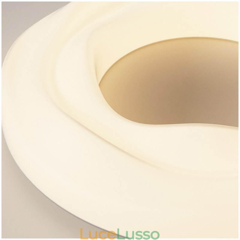 Lampada da soffitto moderna rotonda dimmerabile da montare a filo, apparecchio di illuminazione per interni