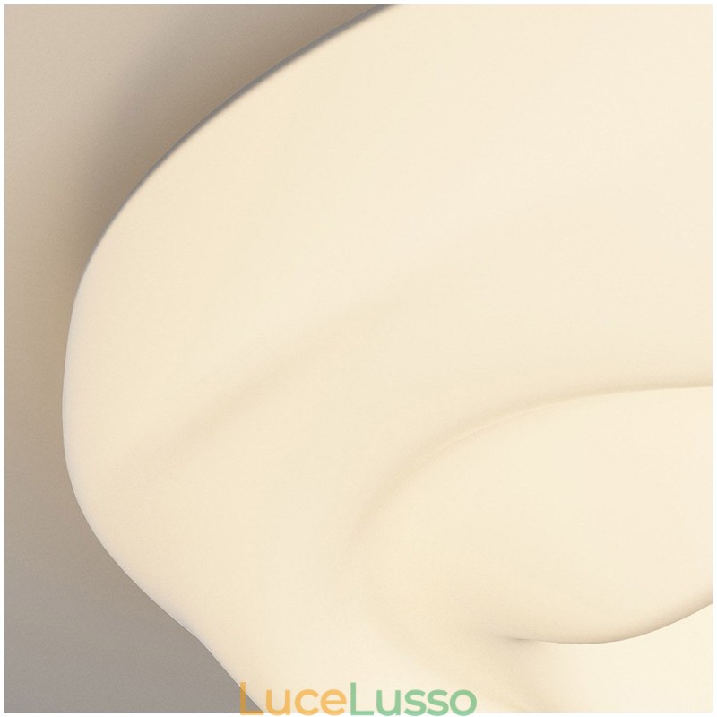 Lampada da soffitto moderna rotonda dimmerabile da montare a filo, apparecchio di illuminazione per interni