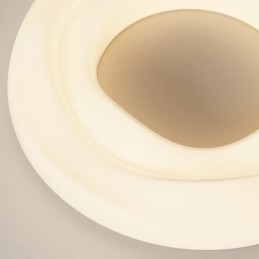 Lampada da soffitto moderna rotonda dimmerabile da montare a filo, apparecchio di illuminazione per interni