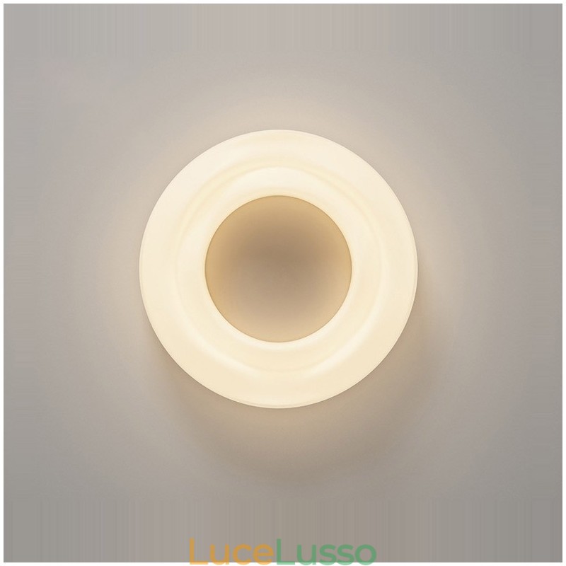 Lampada da soffitto moderna rotonda dimmerabile da montare a filo, apparecchio di illuminazione per interni