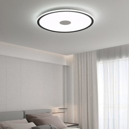 Lampada da soffitto dimmerabile per interni con protezione completa degli occhi rotonda da 3,5 cm di spessore nordica