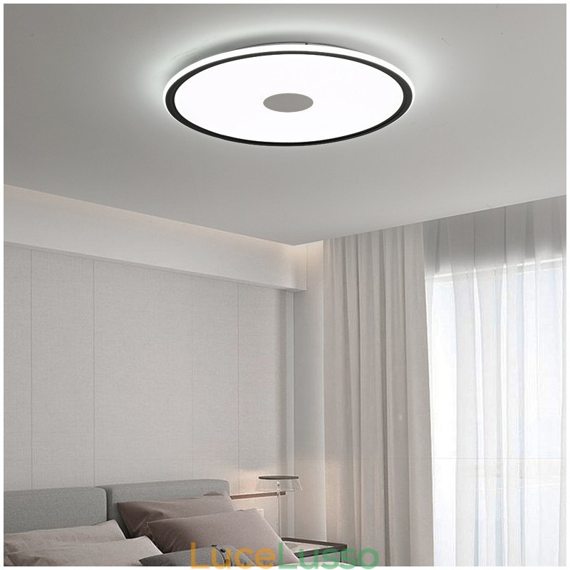 Lampada da soffitto dimmerabile per interni con protezione completa degli occhi rotonda da 3,5 cm di spessore nordica