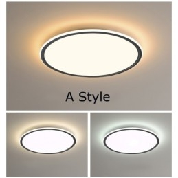Lampada da soffitto dimmerabile per interni con protezione completa degli occhi rotonda da 3,5 cm di spessore nordica