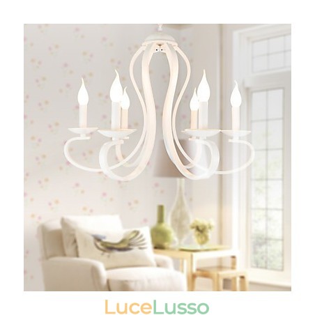 Lampadario moderno tradizionale retrò country metallo Lampadario moderno tradizionale retrò country metallo