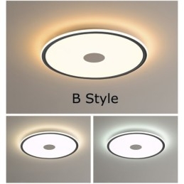 Lampada da soffitto dimmerabile per interni con protezione completa degli occhi rotonda da 3,5 cm di spessore nordica