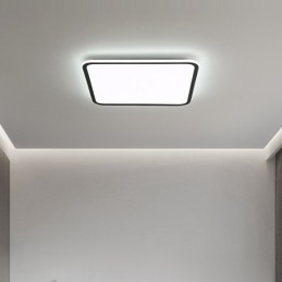 Lampada da soffitto moderna dimmerabile quadrata da incasso per interni