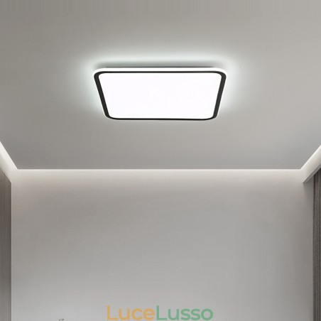 Lampada da soffitto moderna dimmerabile quadrata da incasso per interni Lampada da soffitto moderna dimmerabile quadrata da incasso per interni