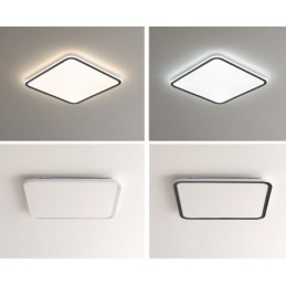 Lampada da soffitto moderna dimmerabile quadrata da incasso per interni