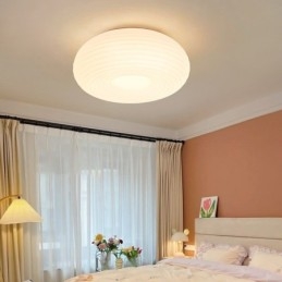 Lampada da soffitto moderna rotonda a filo con protezione degli occhi a spettro completo dimmerabile