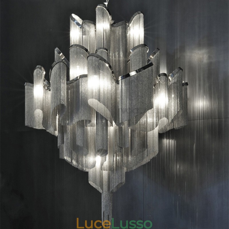Lampadario di design Tassels Extra Large Size Lampada a sospensione da soffitto