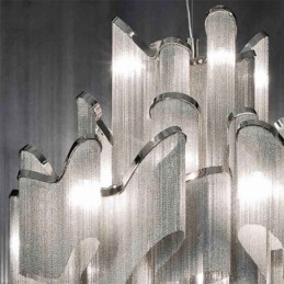 Lampadario di design Tassels Extra Large Size Lampada a sospensione da soffitto