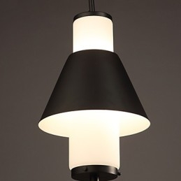 Lampadario Mini Stile Moderno Contemporaneo Lampada a Sospensione in Metallo