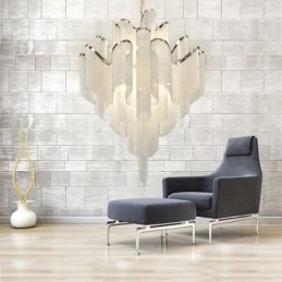 Lampadario di design Tassels Extra Large Size Lampada a sospensione da soffitto