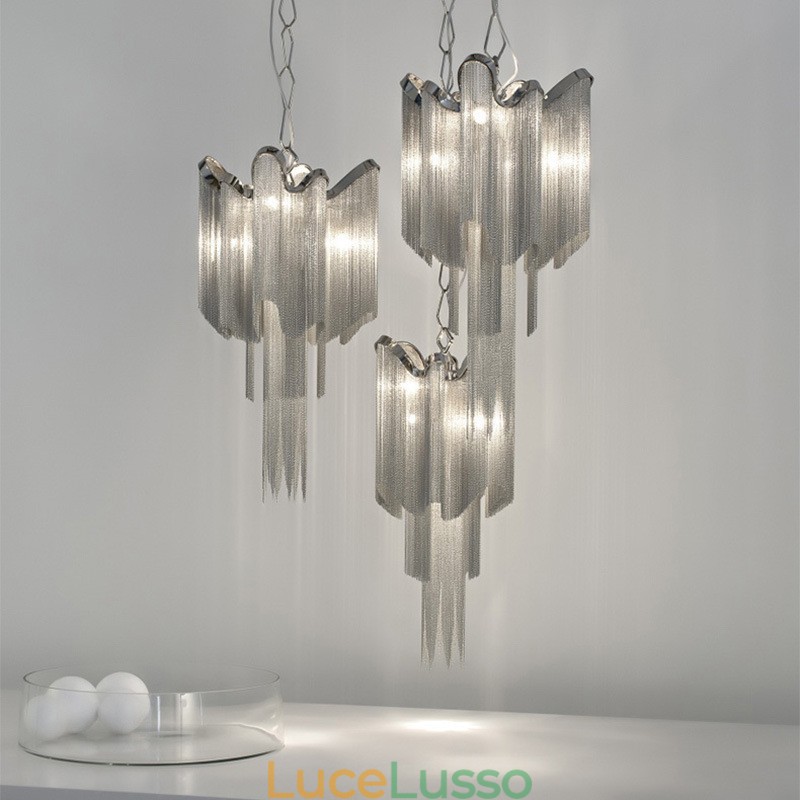 Lampadario di design Tassels Extra Large Size Lampada a sospensione da soffitto