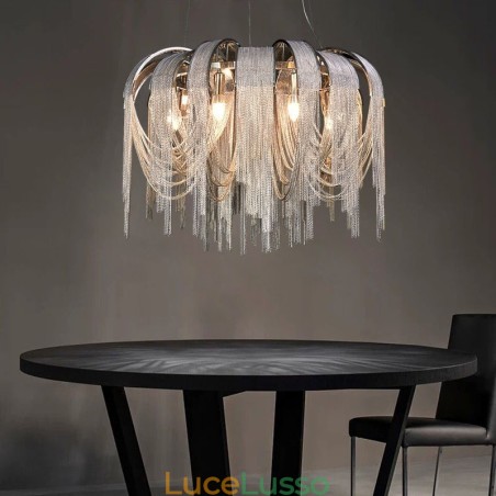 Lampadario di design Tassels Extra Large Size Lampada a sospensione da soffitto Lampadario di design Tassels Extra Large Size Lampada a sospensione da soffitto