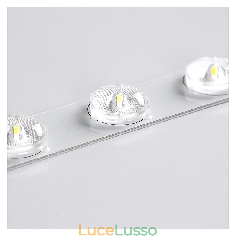 Lampada da soffitto in legno di noce nero quadrato a due livelli, moderna, contemporanea, in stile nordico, da montare a filo, utilizzabile anche come applique