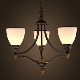 Lampade da soffitto minimaliste retrò Lampade da soffitto in vetro in stile europeo Lampada