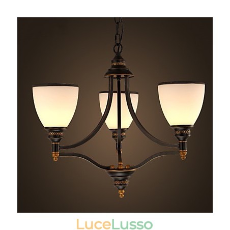 Lampade da soffitto minimaliste retrò Lampade da soffitto in vetro in stile europeo Lampada Lampade da soffitto minimaliste retrò Lampade da soffitto in vetro in stile europeo Lampada