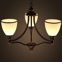 Lampade da soffitto minimaliste retrò Lampade da soffitto in vetro in stile europeo Lampada
