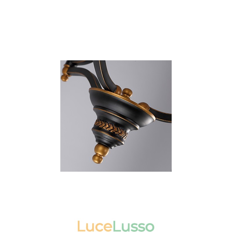 Lampade da soffitto minimaliste retrò Lampade da soffitto in vetro in stile europeo Lampada