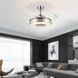 Ventilatore da soffitto elettrico moderno con luce inverter