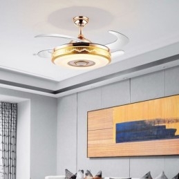 Ventilatore da soffitto elettrico moderno con luce inverter