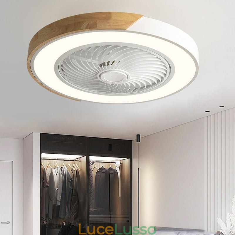 Ventilatore da soffitto intelligente con luci, telecomando, lampada decorativa