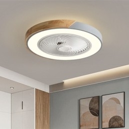 Ventilatore da soffitto intelligente con luci, telecomando, lampada decorativa