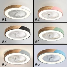 Ventilatore da soffitto intelligente con luci, telecomando, lampada decorativa