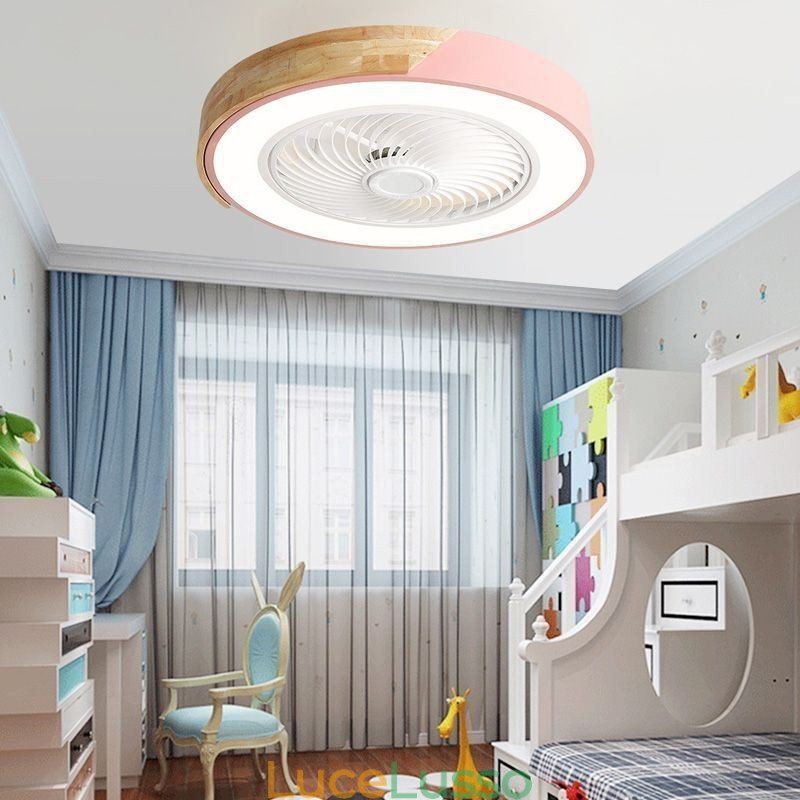 Ventilatore da soffitto intelligente con luci, telecomando, lampada decorativa