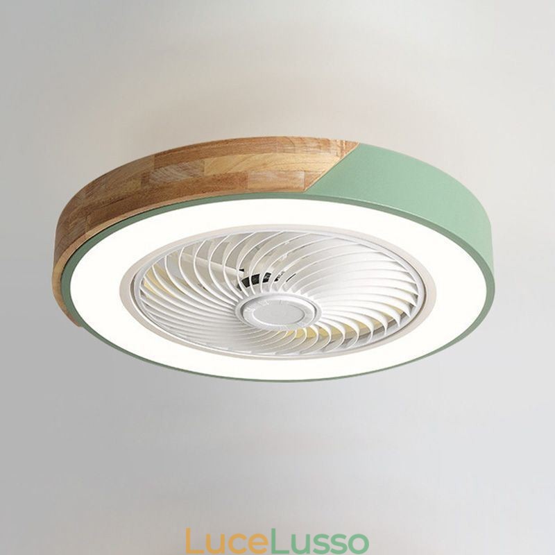 Ventilatore da soffitto intelligente con luci, telecomando, lampada decorativa