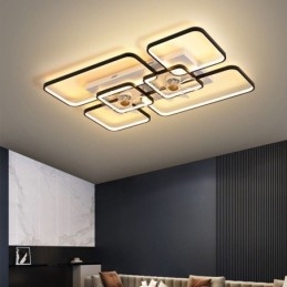 Ventilatore da soffitto con luci Decor Ventilatore Lampada in acrilico