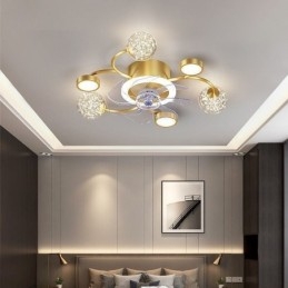 Lampadario creativo a soffitto con ventilatore