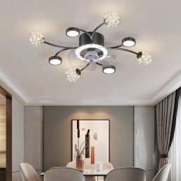 Lampadario creativo a soffitto con ventilatore
