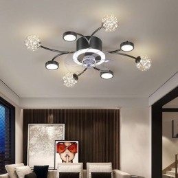 Lampadario creativo a soffitto con ventilatore