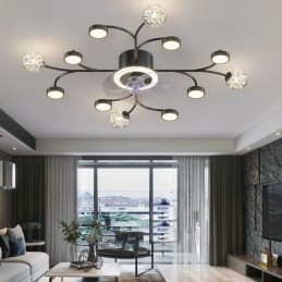 Lampadario creativo a soffitto con ventilatore